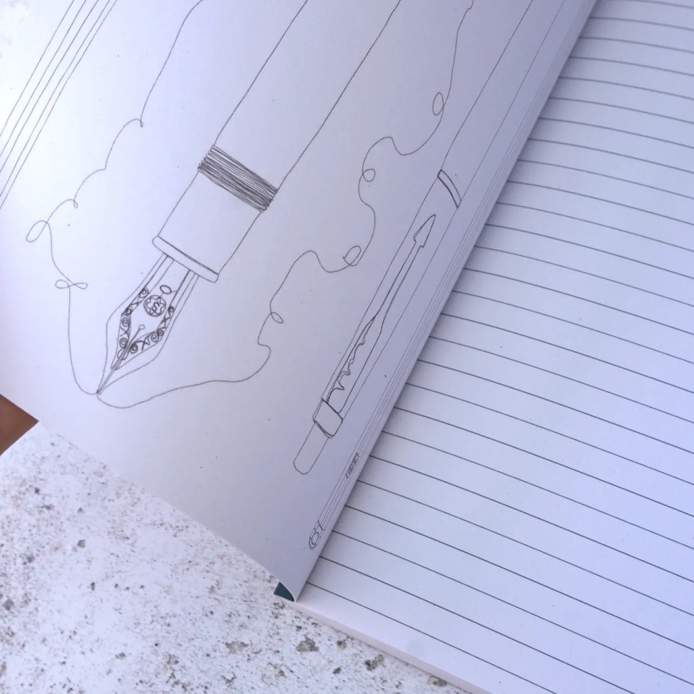 Stationery Notebook by Corinne Alexander