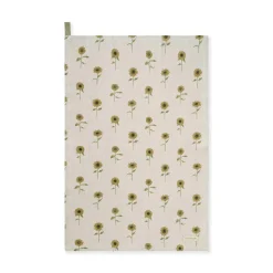 Sunflowers Linen Tea Towel