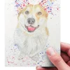 Susan the Corgi Blank Greetings Eco Card