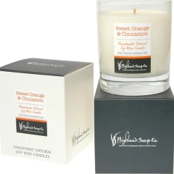 Sweet Orange & Cinnamon Natural Soy Wax Candle