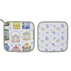 Tea Tins Pot Mat
