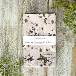 The Blanc Collection (Stone) Tea Towel