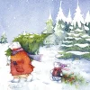 The Christmas Tree Greeting Card