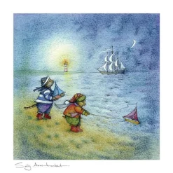 The Dream Ship Greeting Card