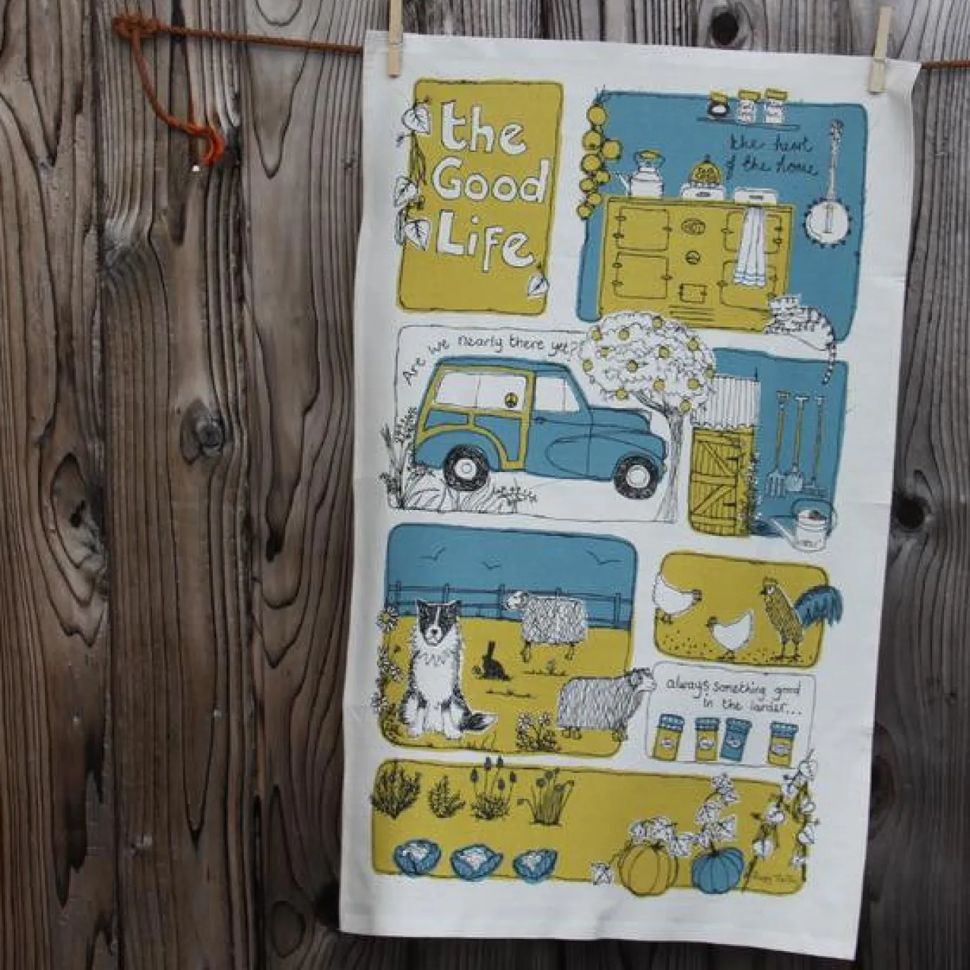 The Good Life Time Tea Towel