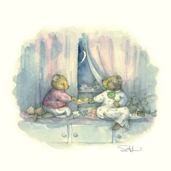 The Midnight Feast Greeting Card
