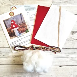 Toadstool Wool Mix Felt Craft Kit