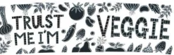 Trust Me I'm Veggie Mug by Moorland Pottery