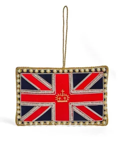 Union Jack Flag with Gold Crown Decoration by Tinker Tailor London