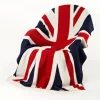 Union Jack Merino Lambswool Throw Blanket
