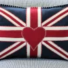 Union Jack Pillow - Navy