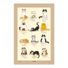 When the Cat's Away Tea Towel