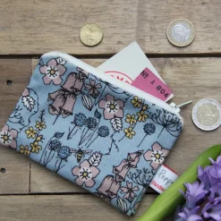Wild Flowers Small Flat Coin Purse