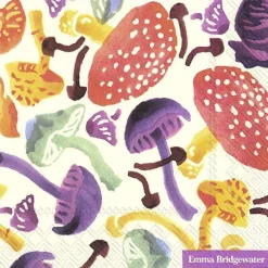 Wild Mushrooms Napkins