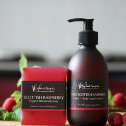 Wild Scottish Raspberry Organic Glycerin Soap 150g