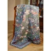 William Morris Strawberry Thief Blue Tapestry Throw