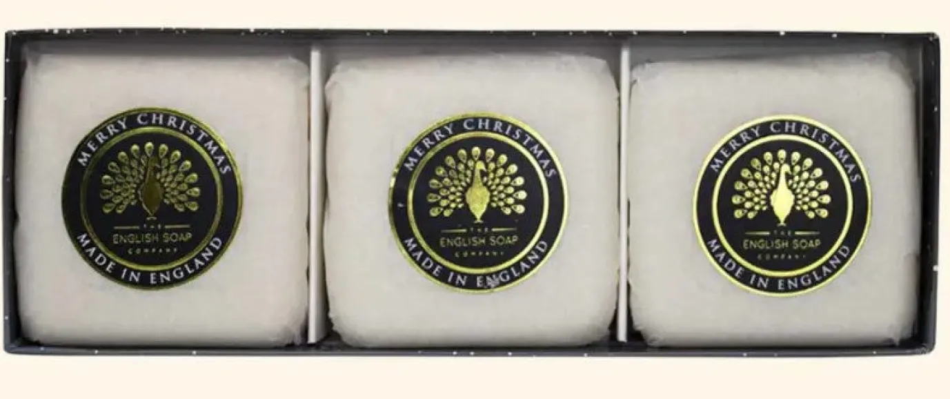 Winter Village Triple Soap Gift Box