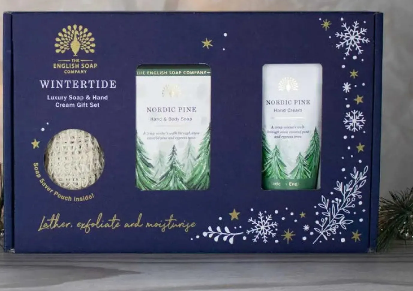 Wintertide "Nordic Pine" Soap and Hand Cream Gift Set
