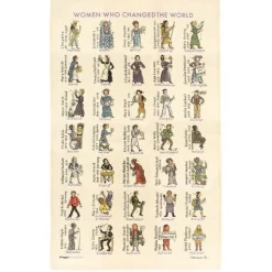 Women Who Changed the World Tea Towel
