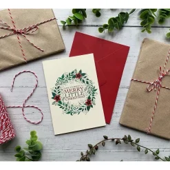 Wreath Christmas Card