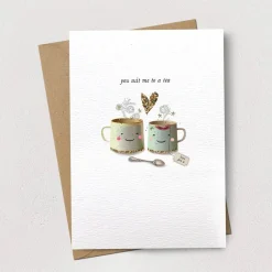 You Suit Me to a Tea Greeting Card