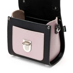 Zatchels Handmade Leather Sugarcube Rose Truffle Small Handbag